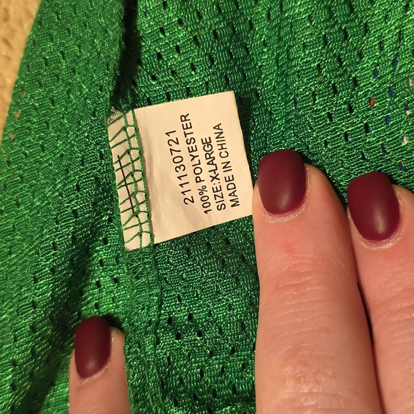 Pets First Kids Green and White Sleeveless Jersey - Picture 4 of 4